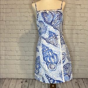 Lilly Pulitzer Blue Seashell Dress